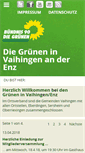 Mobile Screenshot of gruene-vaihingen.de